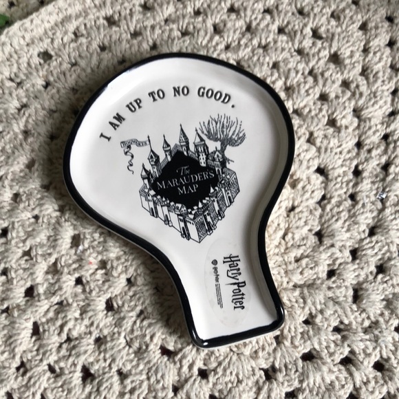 Rae Dunn x Harry Potter Ceramic Spoon Rest - I AM UP TO NO GOOD - Picture 1 of 7
